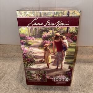 Mother's Garden Puzzle Laurie Snow Hein 1000 Pc New Sealed